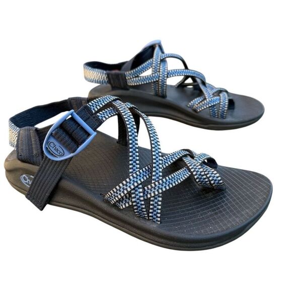 Chaco Women's Z Eddy X2 Slingback Sandals Blue Casual Summer Shoes - Picture 4 of 12